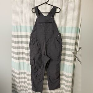 Duluth Trading Co Gray Heirloom Gardening Bib Overalls L x 29